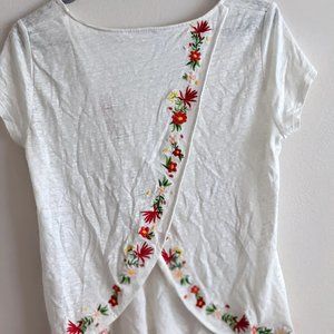 Sezane Embroidered Top, Size S